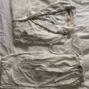 la vie en Rose PJ set (pants/long sleeve)